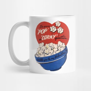 a polyamorous popcorn valentine Mug